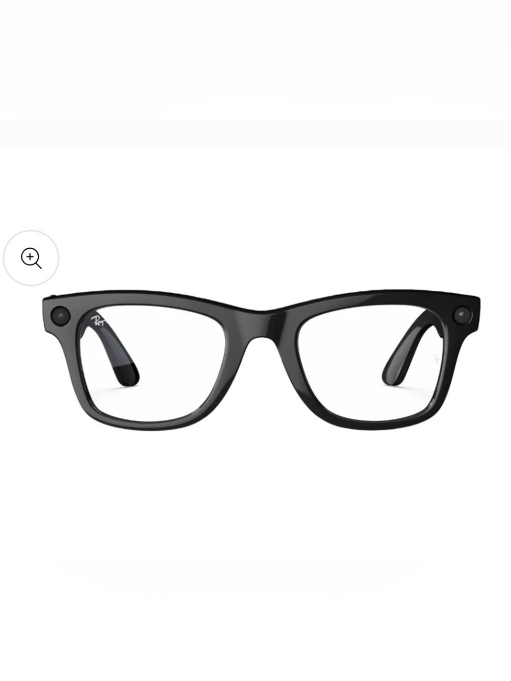 Ray-Ban Meta Wayfarer Smart AI Glasses RW4006 601/SB50 Shiny Black Clear Lens